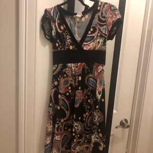 lipstick flower dress size large